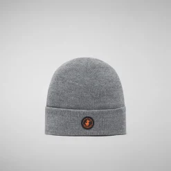 Unisex beanie Fivel in light grey melange