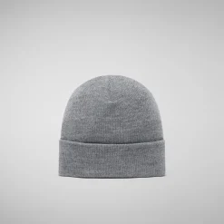 Unisex beanie Fivel in light grey melange
