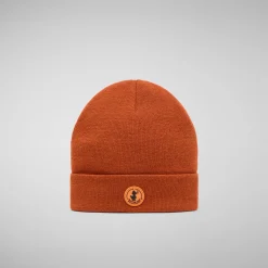 Unisex beanie Fivel in maple orange