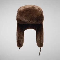 Unisex hat  kassandra in teddy brown