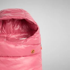 Unisex kids' baby sleeping bag Kay in bloom pink