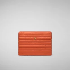 Unisex pc case Vesta in ginger orange