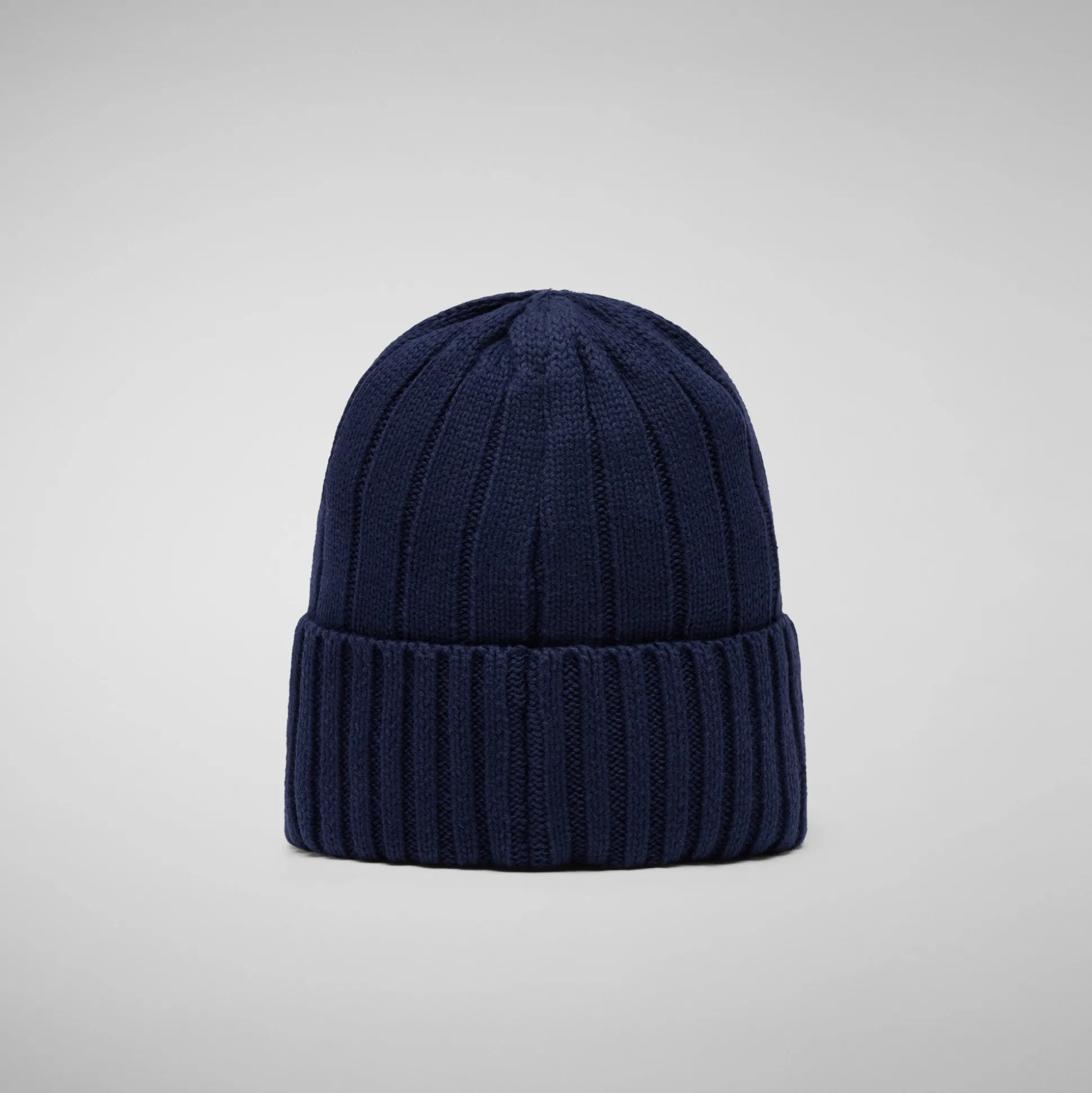 Unisex ribbed beanie jo in navy blue