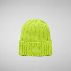 Unisex ribbed beanie jo in lichen green