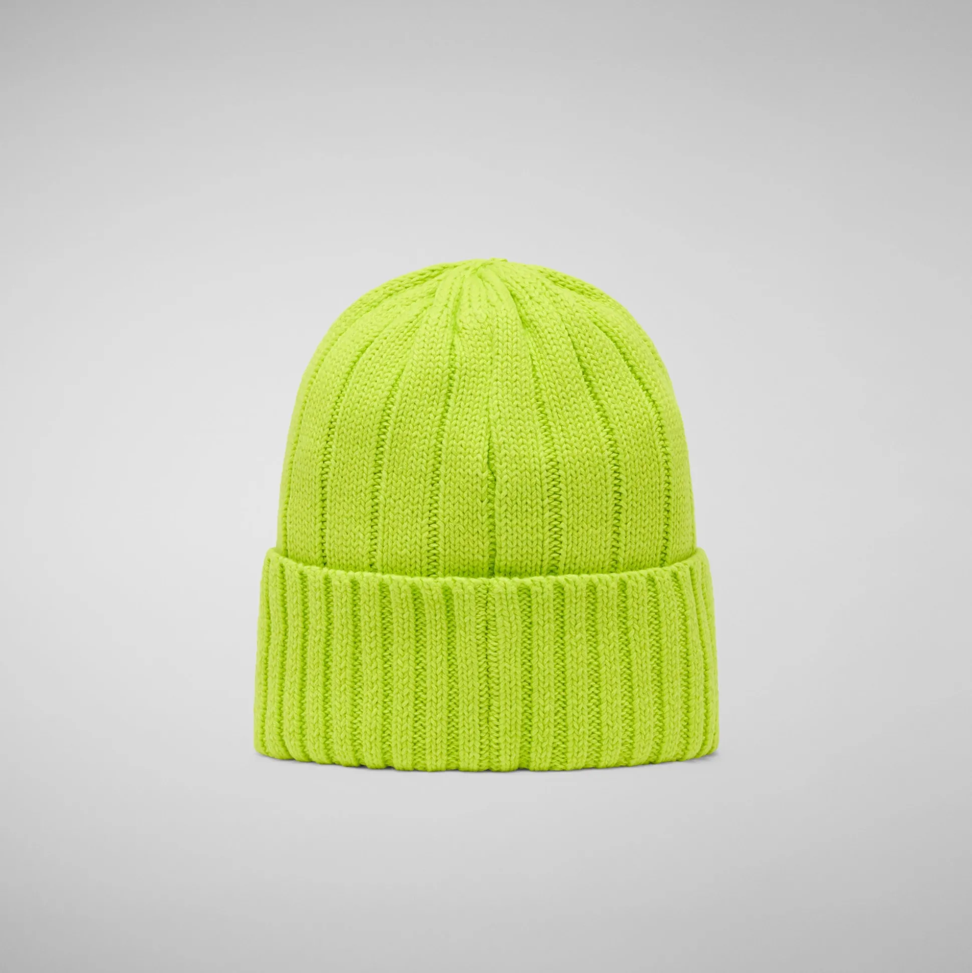 Unisex ribbed beanie jo in lichen green