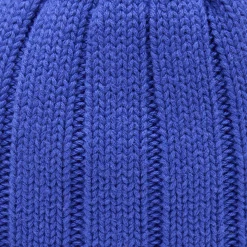 Unisex ribbed beanie jo in gentian blue