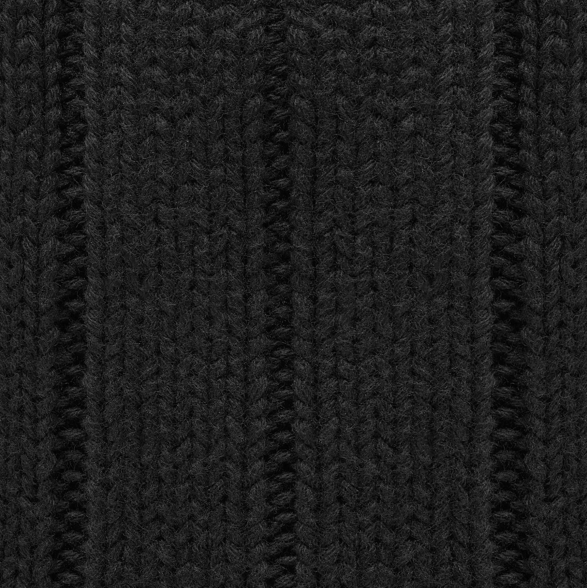 Unisex ribbed beanie jo in black