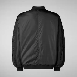 Unisex Usher Bomber Jacket in Black