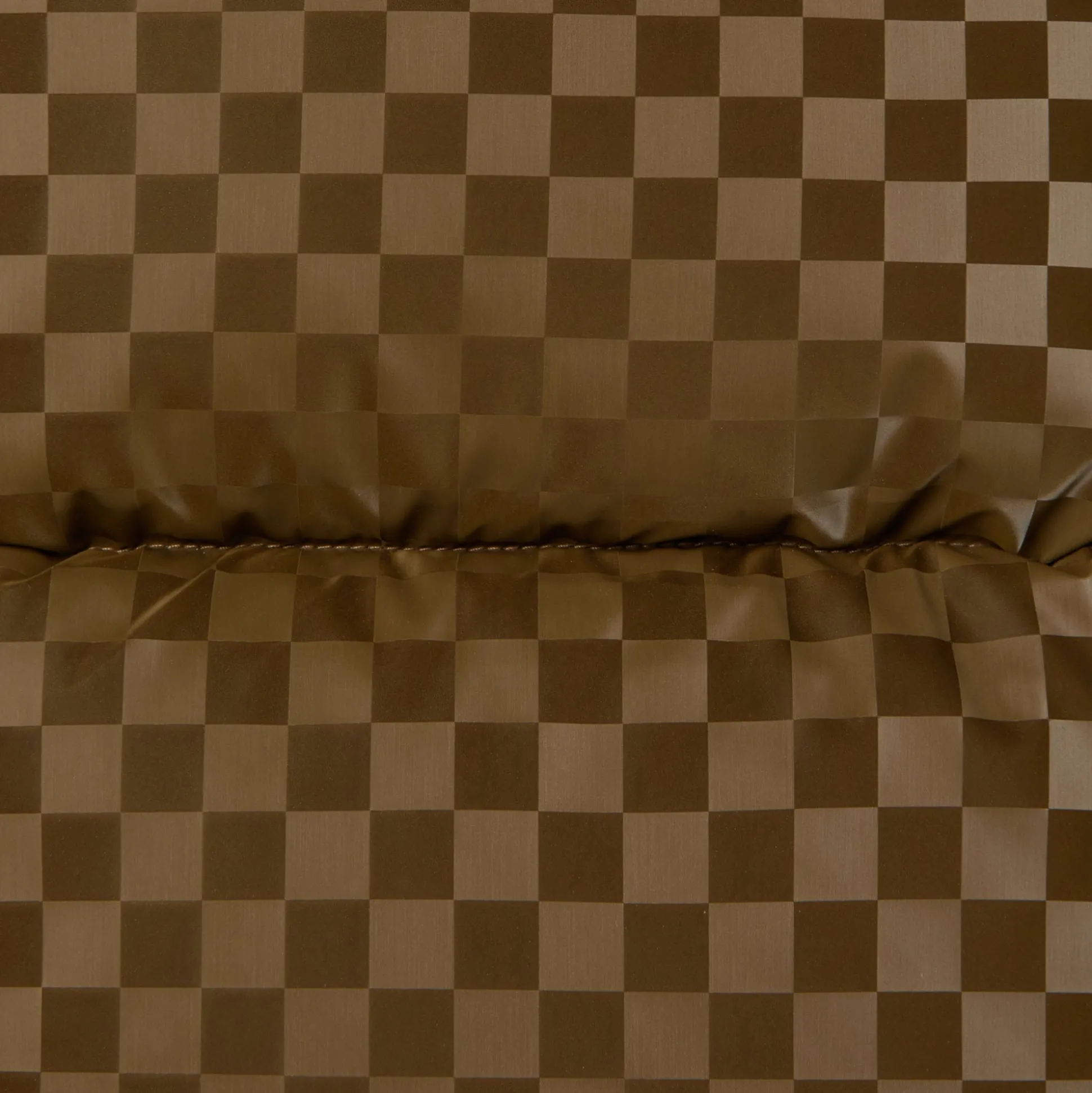 Women's Amaranta Hooded Animal free Puffer Coat in Bark Green