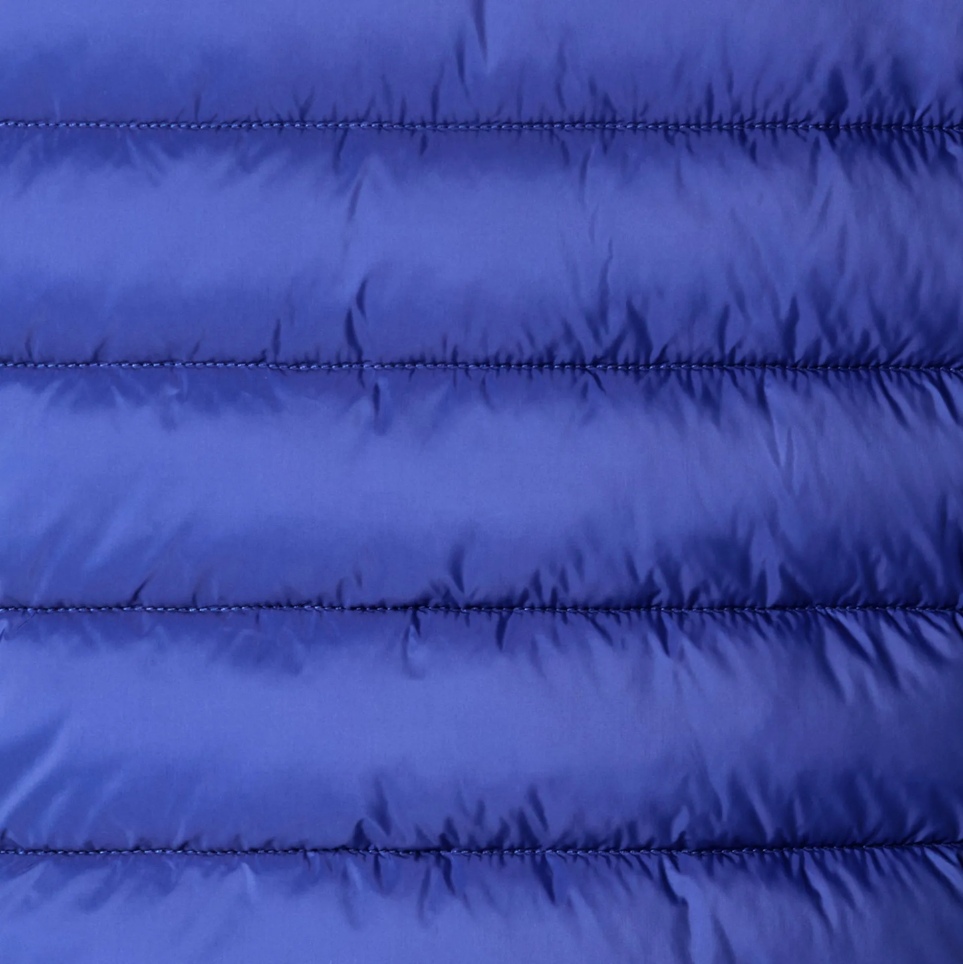 Women's Amelie Animal free Puffer Jacket with Detachable Hood in Gentian Blue