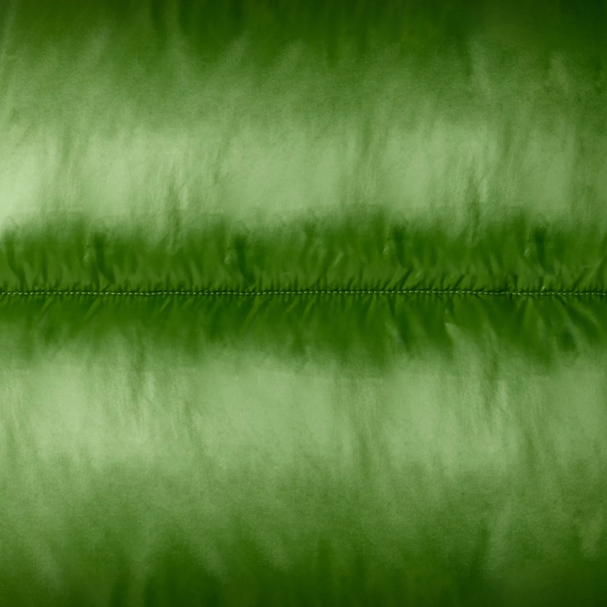 Women's animal free hooded Animal free Puffer jacket Clarice in GRASS GREEN