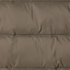 Women's  animal free Puffer jacket Ethel in mud grey