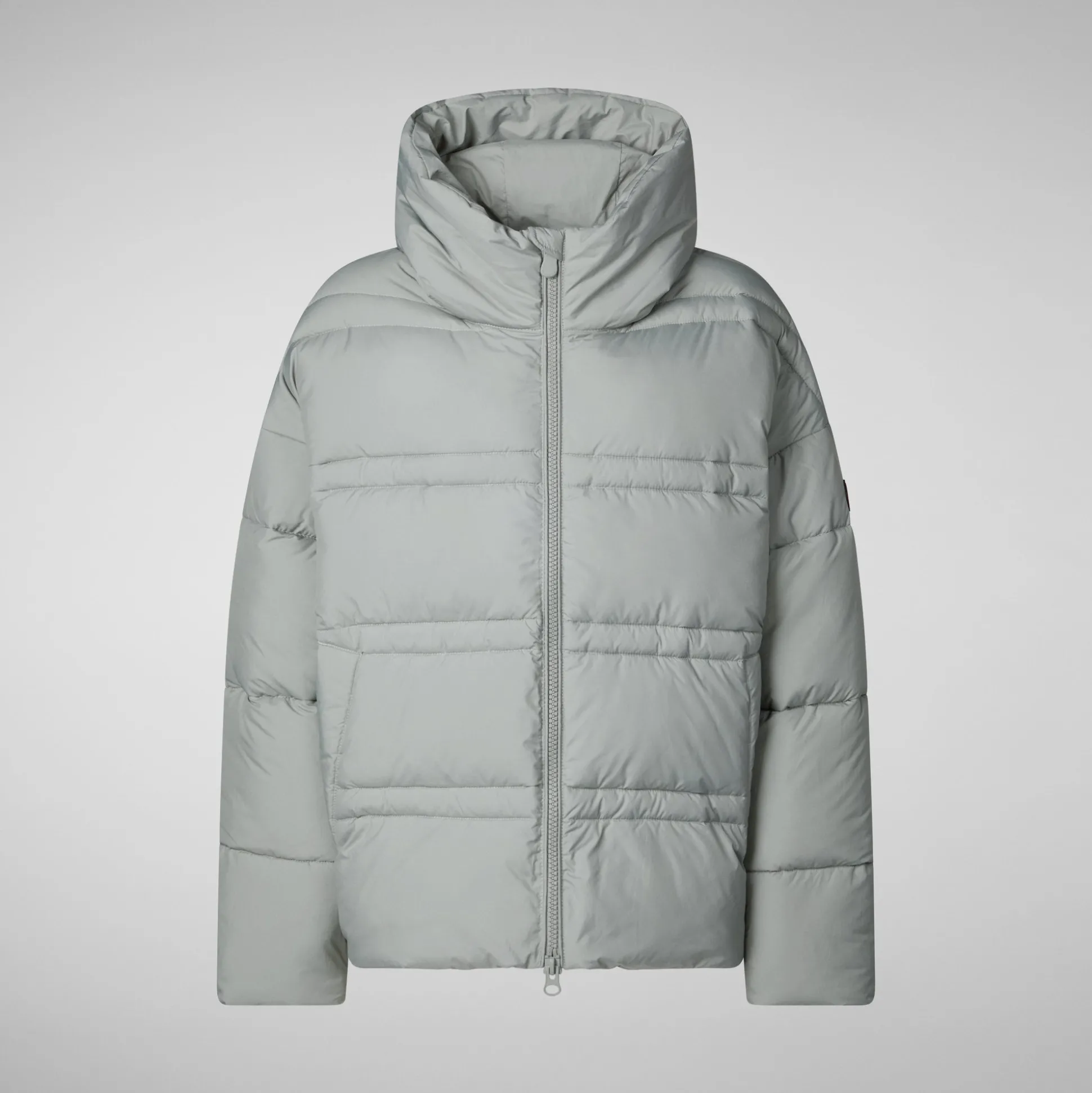 Women's animal free puffer jacket keri in wolf grey