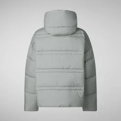 Women's animal free puffer jacket keri in wolf grey