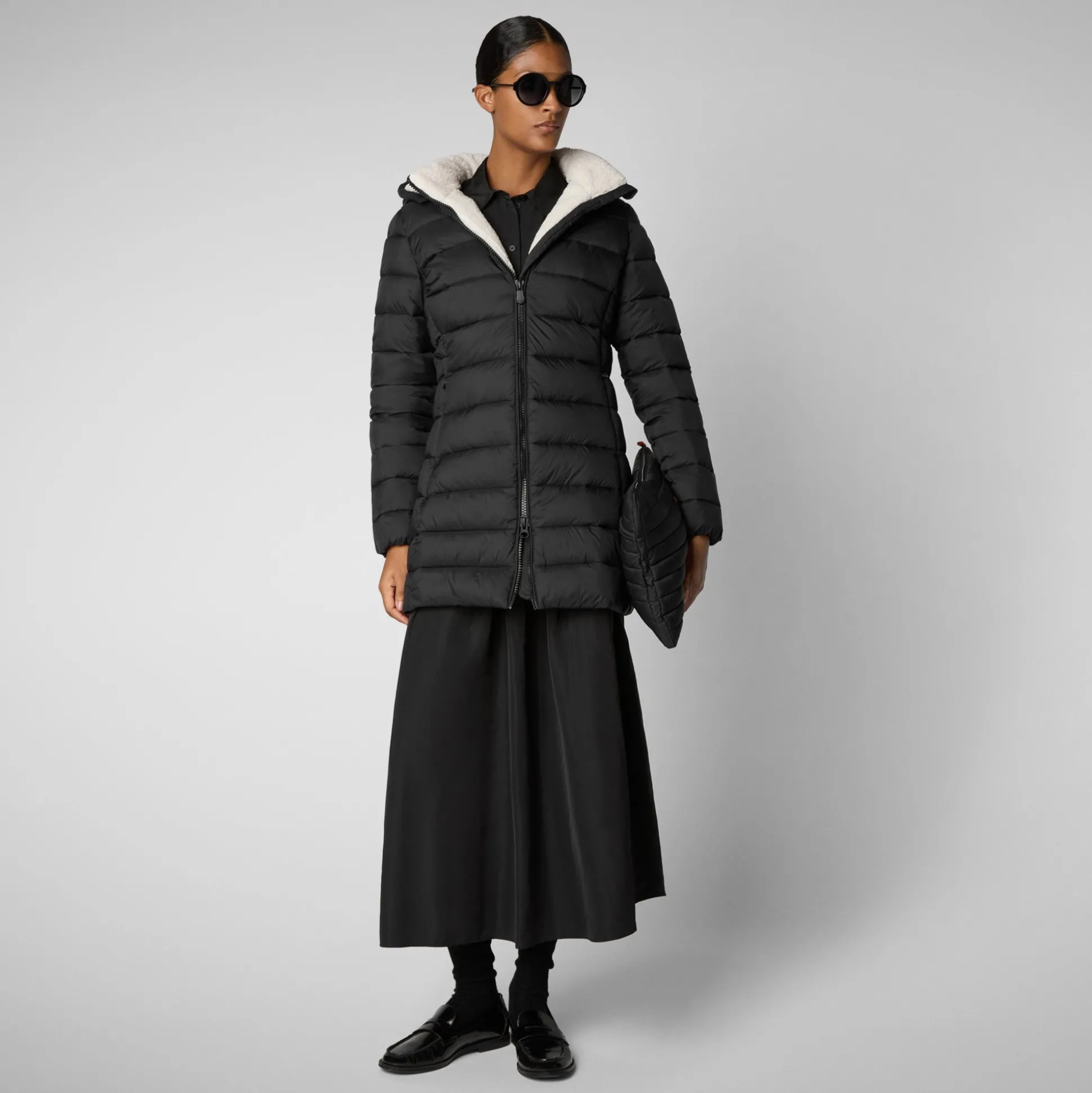 Women's Animal free Puffer Jacket Joanne in black