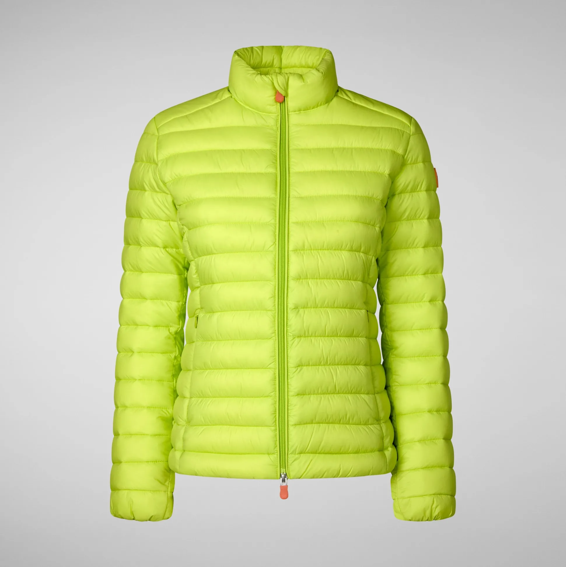 Women's Animal free Puffer Jacket Carly in Lichen Green