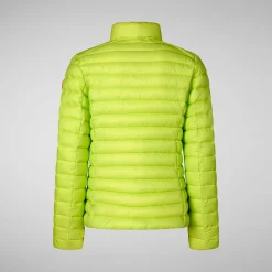 Women's Animal free Puffer Jacket Carly in Lichen Green