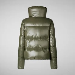 Women's Animal free Puffer Jacket Isla  in laurel green