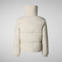 Women's animal free Puffer jacket Hina in rainy beige