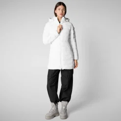 Women's  Animal free Puffer Jacket Joanne in White