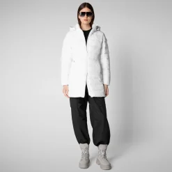 Women's Animal free Puffer Jacket Joanne in White