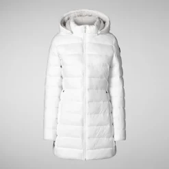 Women's Animal free Puffer Jacket Joanne in White