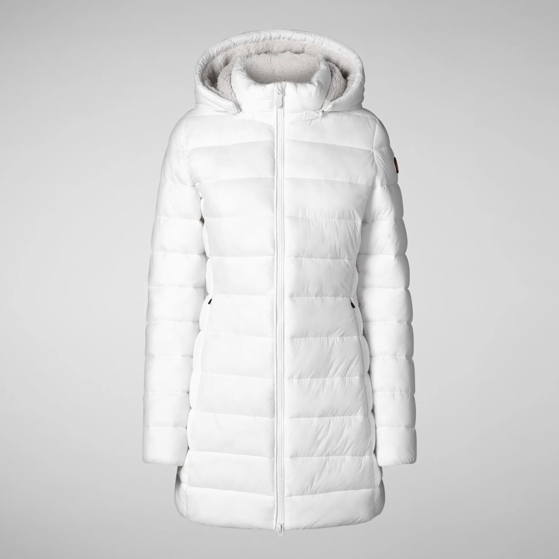Women's Animal free Puffer Jacket Joanne in White