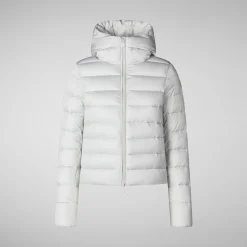 Women's animal free Puffer jacket Sweet in fog grey