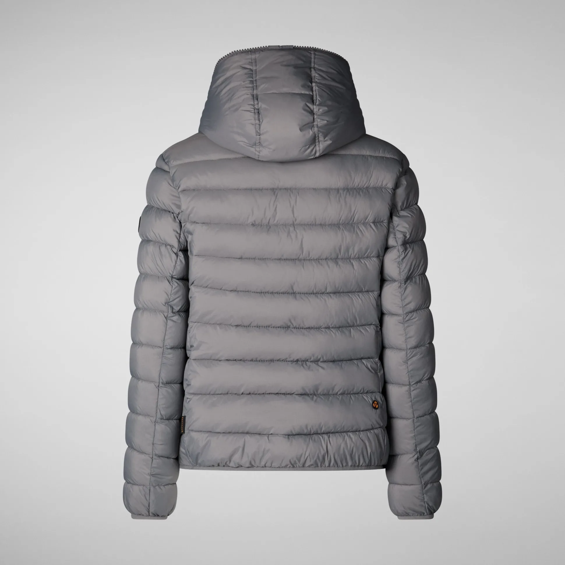 Women's animal free Puffer jacket Ethel in mid grey