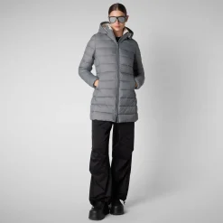 Women's  Animal free Puffer Jacket Joanne in mid grey