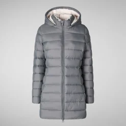 Women's  Animal free Puffer Jacket Joanne in mid grey