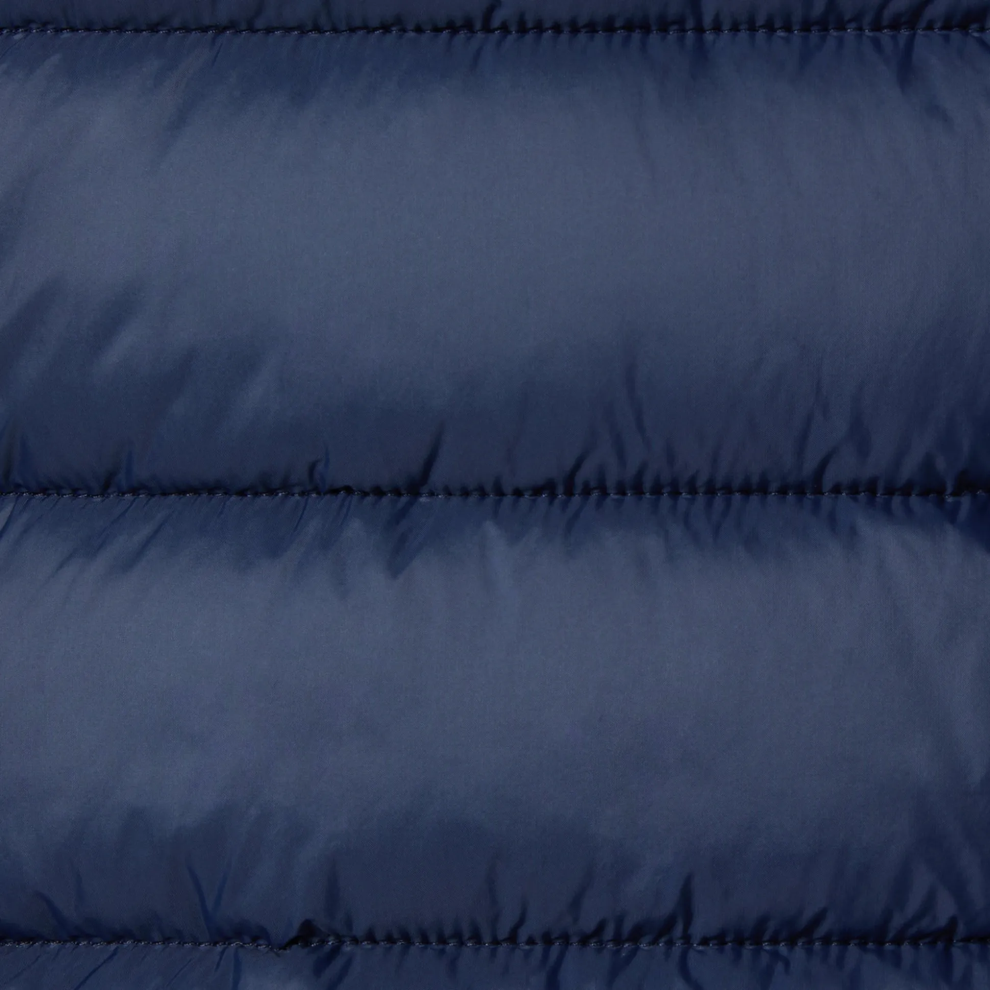 Women's Animal free Puffer Jacket Amelie with Detachable Hood in Navy Blue