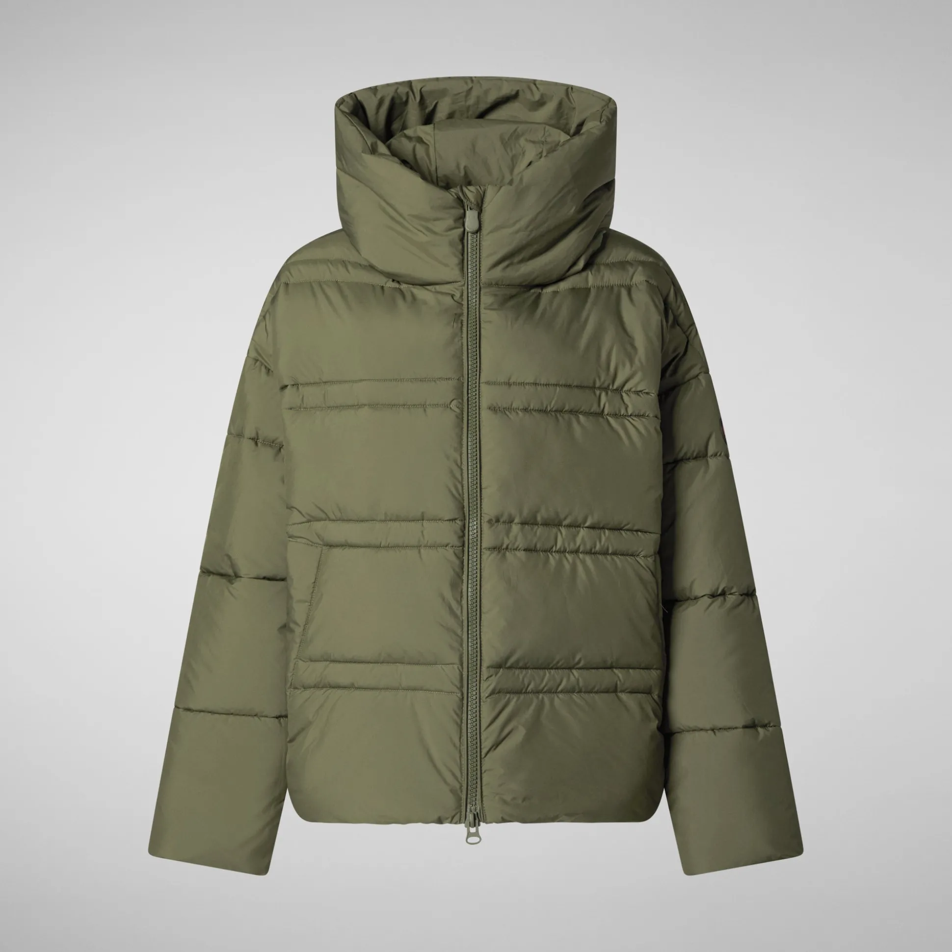 Women's animal free puffer jacket keri in sherwood green