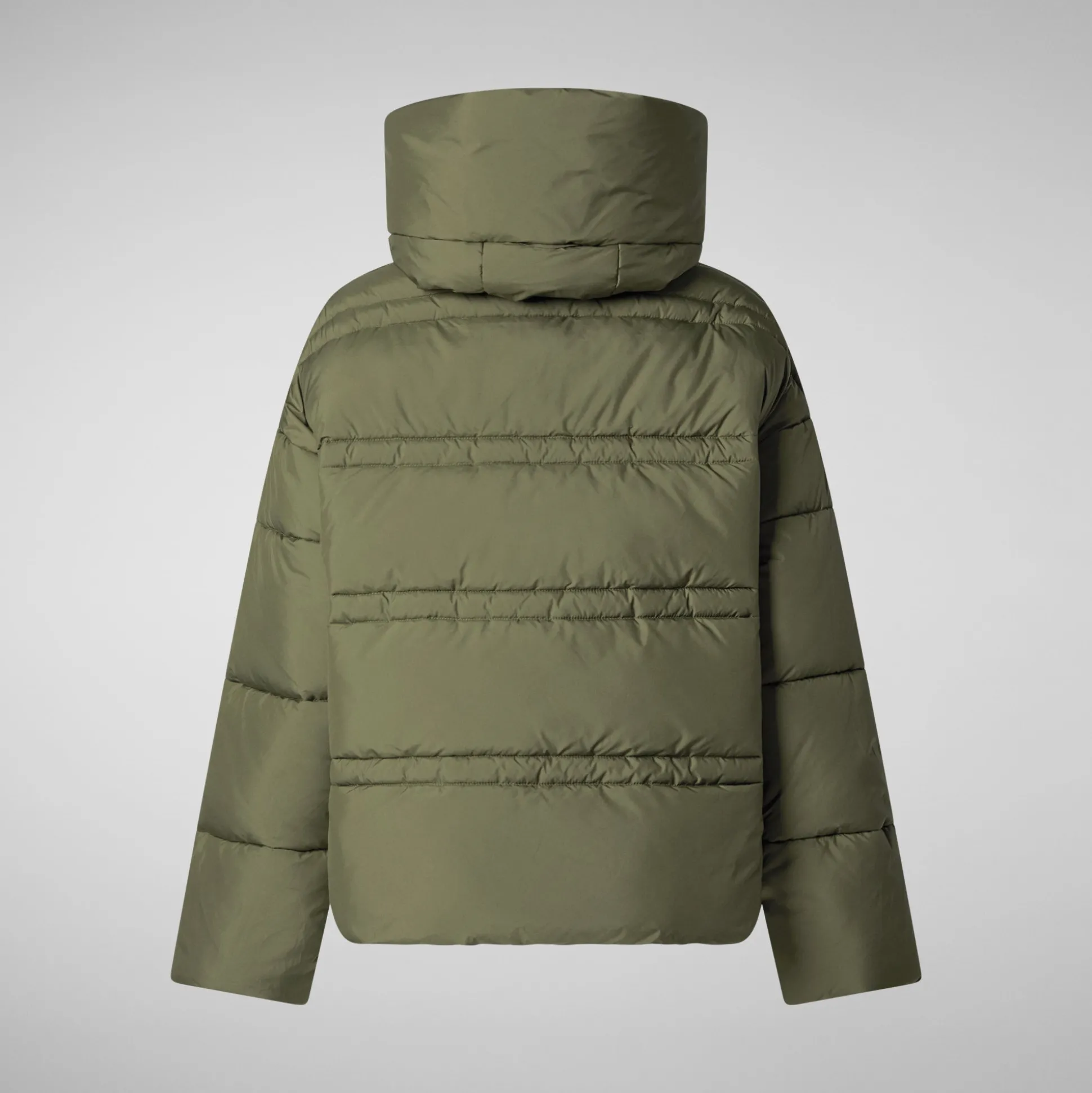 Women's animal free puffer jacket keri in sherwood green