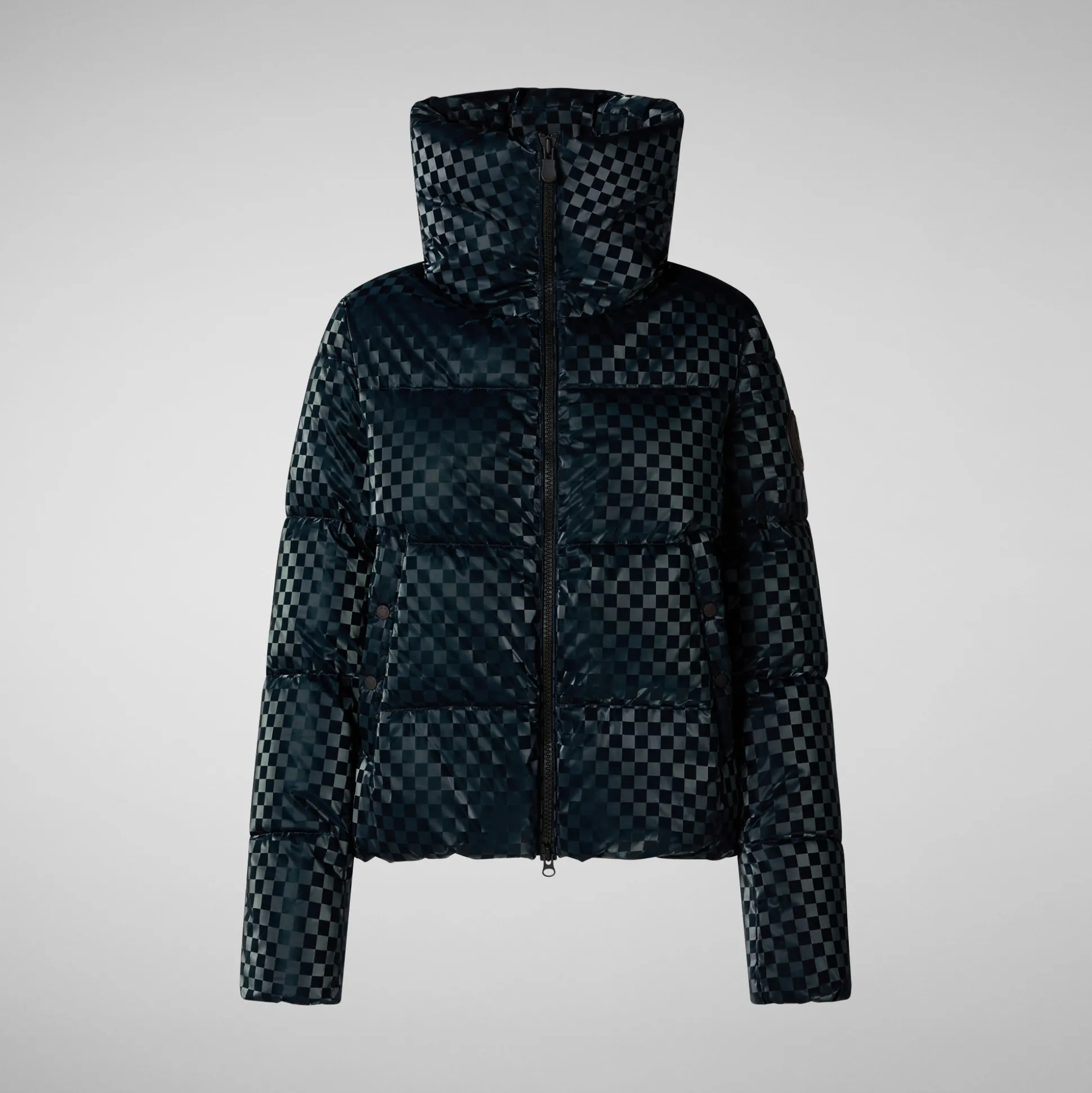 Women's Animal free Puffer Jacket Alas in Blue Black