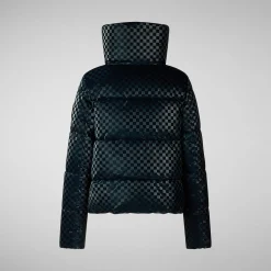 Women's Animal free Puffer Jacket Alas in Blue Black