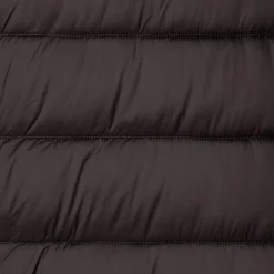 Women's Animal free Puffer Coat Dalea with Faux Fur Collar in Brown Black