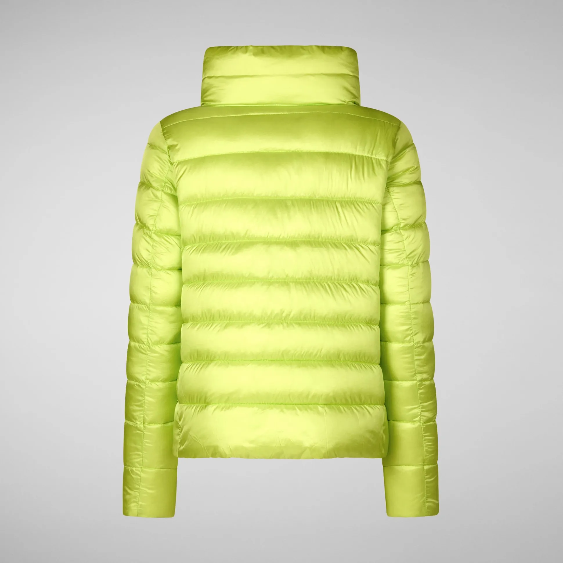 Women's Animal free Puffer Jacket Elsie in Lichen Green