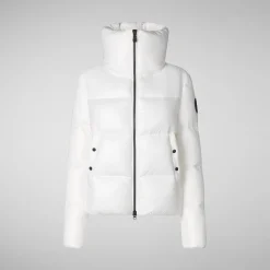 Women's Animal free Puffer Jacket Isla  in Off white