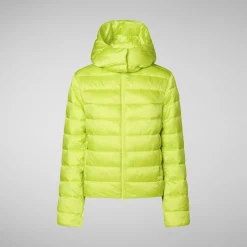 Women's animal free Puffer jacket Liana in lichen green