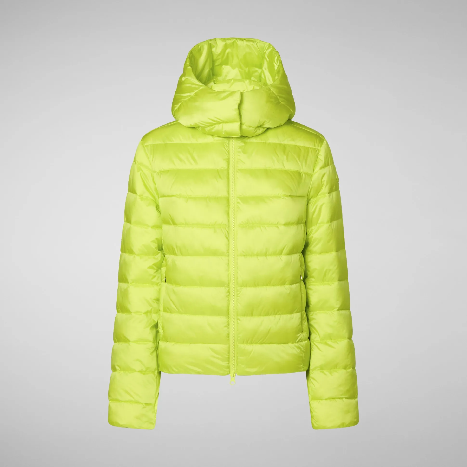 Women's animal free Puffer jacket Liana in lichen green