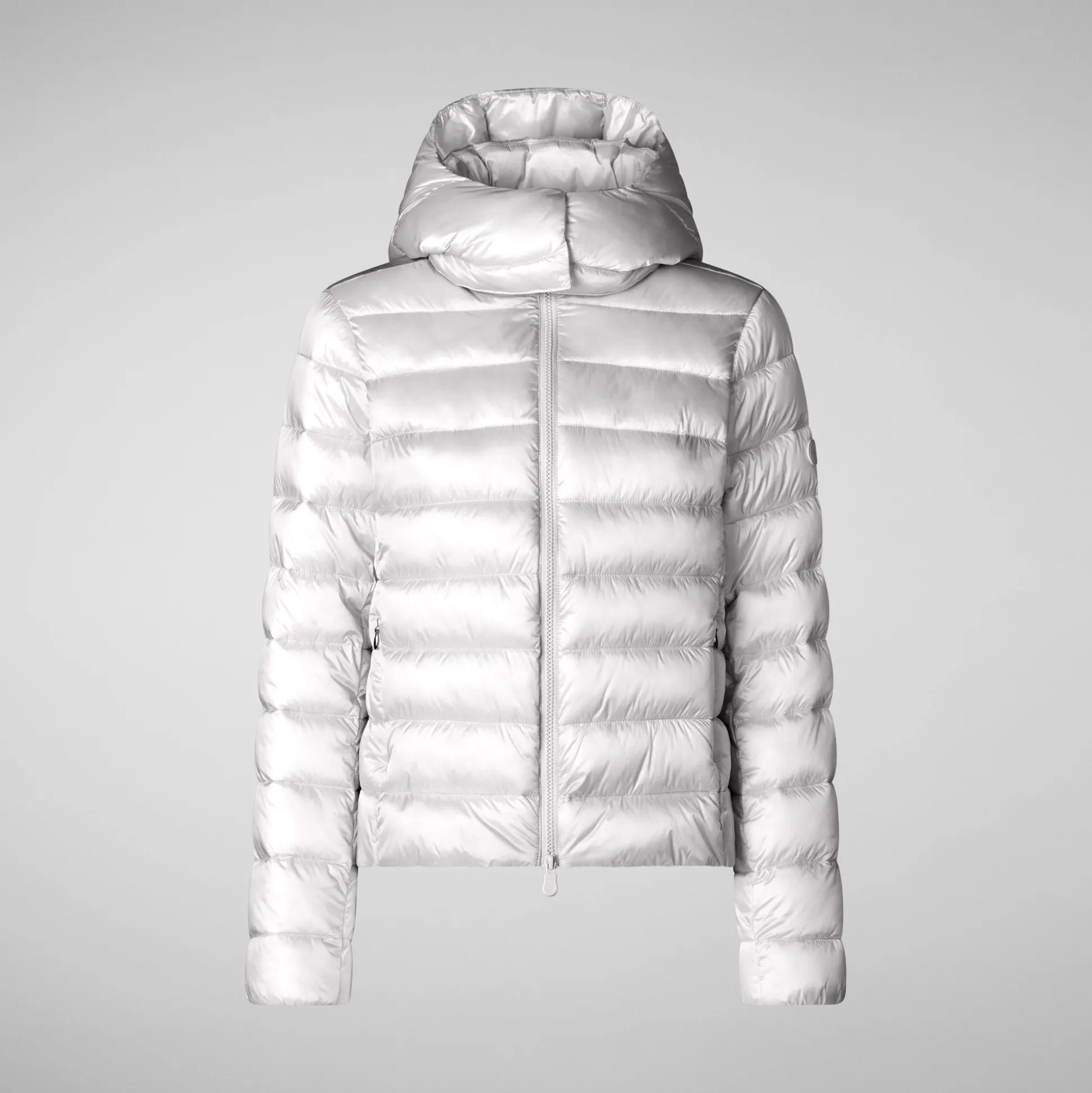 Women's animal free Puffer jacket Liana in fog grey