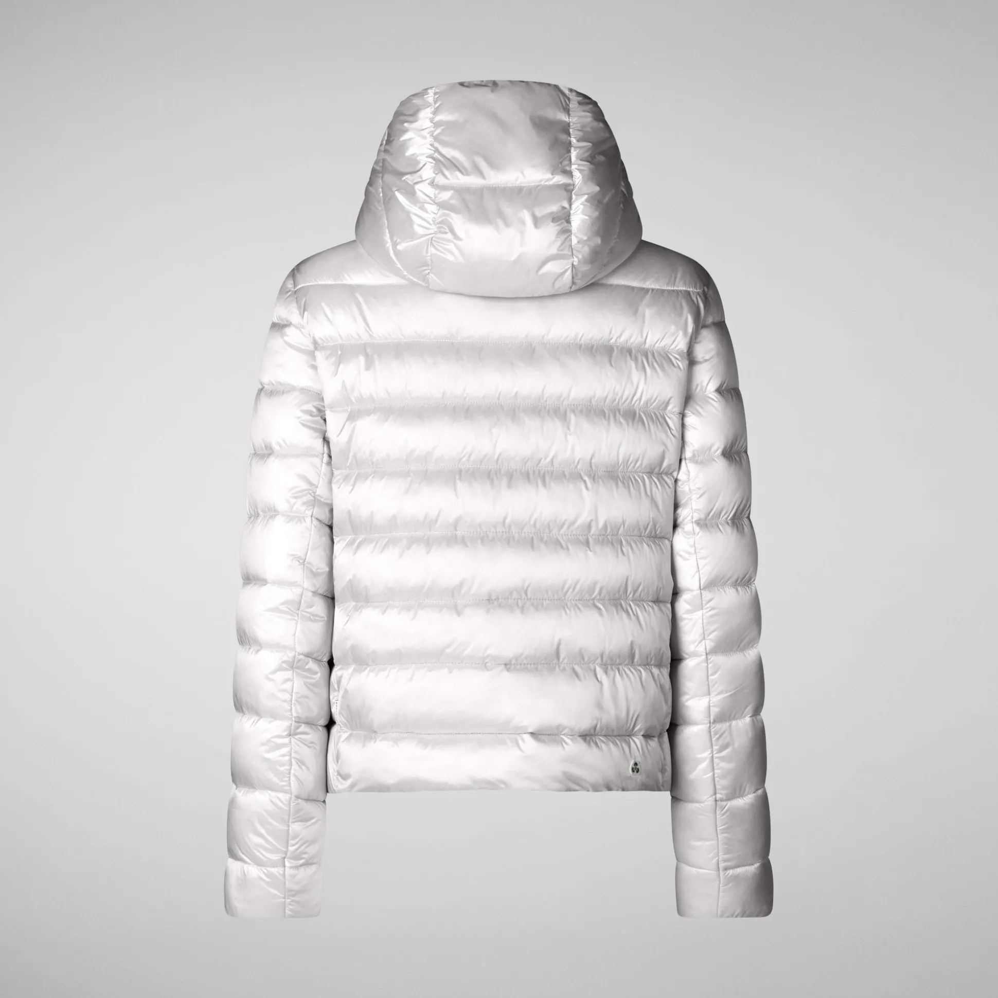 Women's animal free Puffer jacket Liana in fog grey