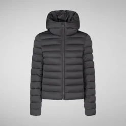 Women's animal free Puffer jacket Sweet in thorn brown