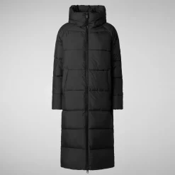 Women's animal free Puffer jacket Janis in black