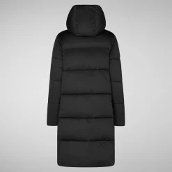Women's animal free puffer jacket Sibyl in black