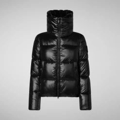 Women's Animal free Puffer Jacket Moma in Black