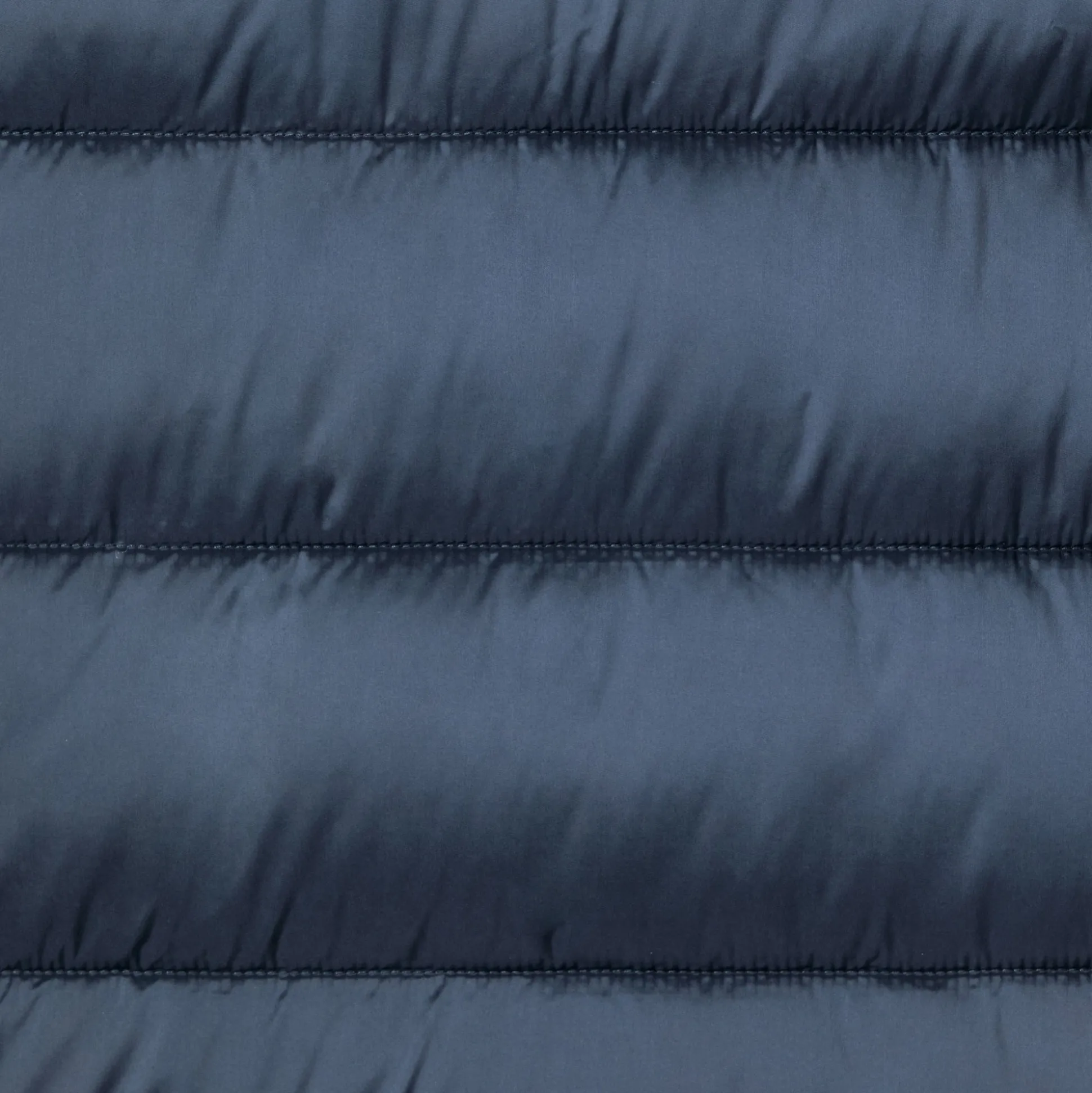 Women's Animal free Puffer Coat Dalea with Faux Fur Collar in Night Blue