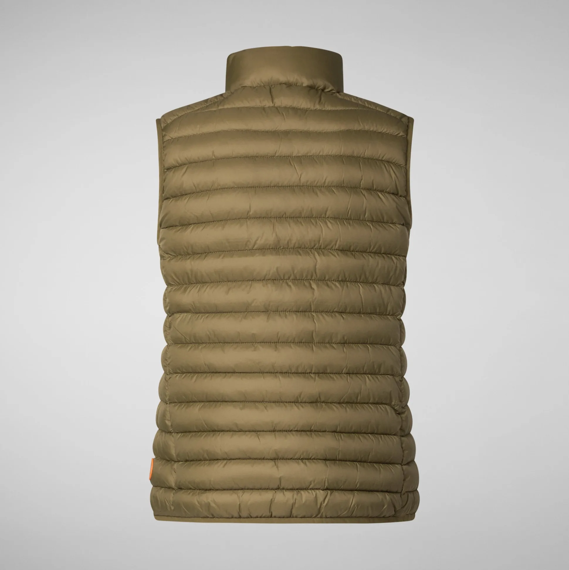 Women's Animal free Puffer Vest Charlotte in Husk Green