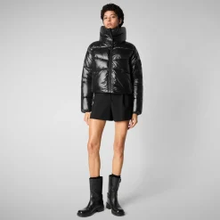 Women's animal free Puffer jacket heidi in black
